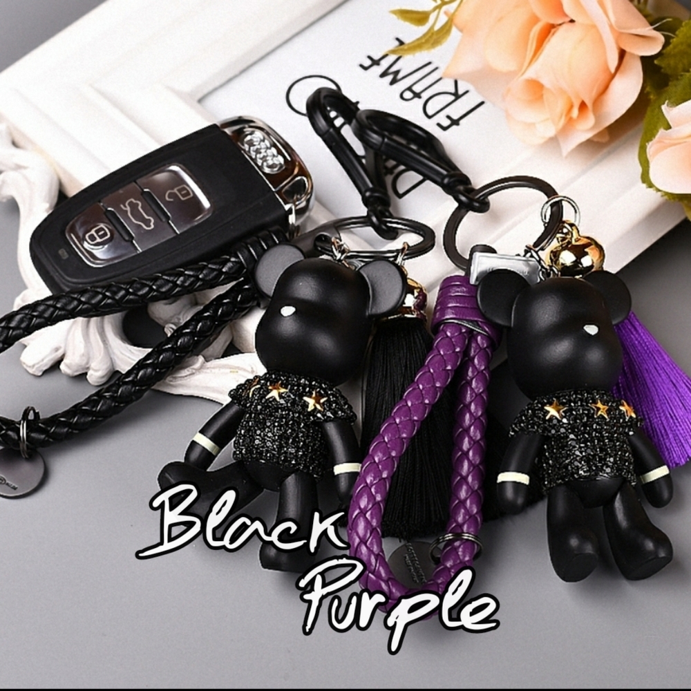 BEARY CHARMING KEY RINGZ ▪︎ Purple - Picture 5 of 13